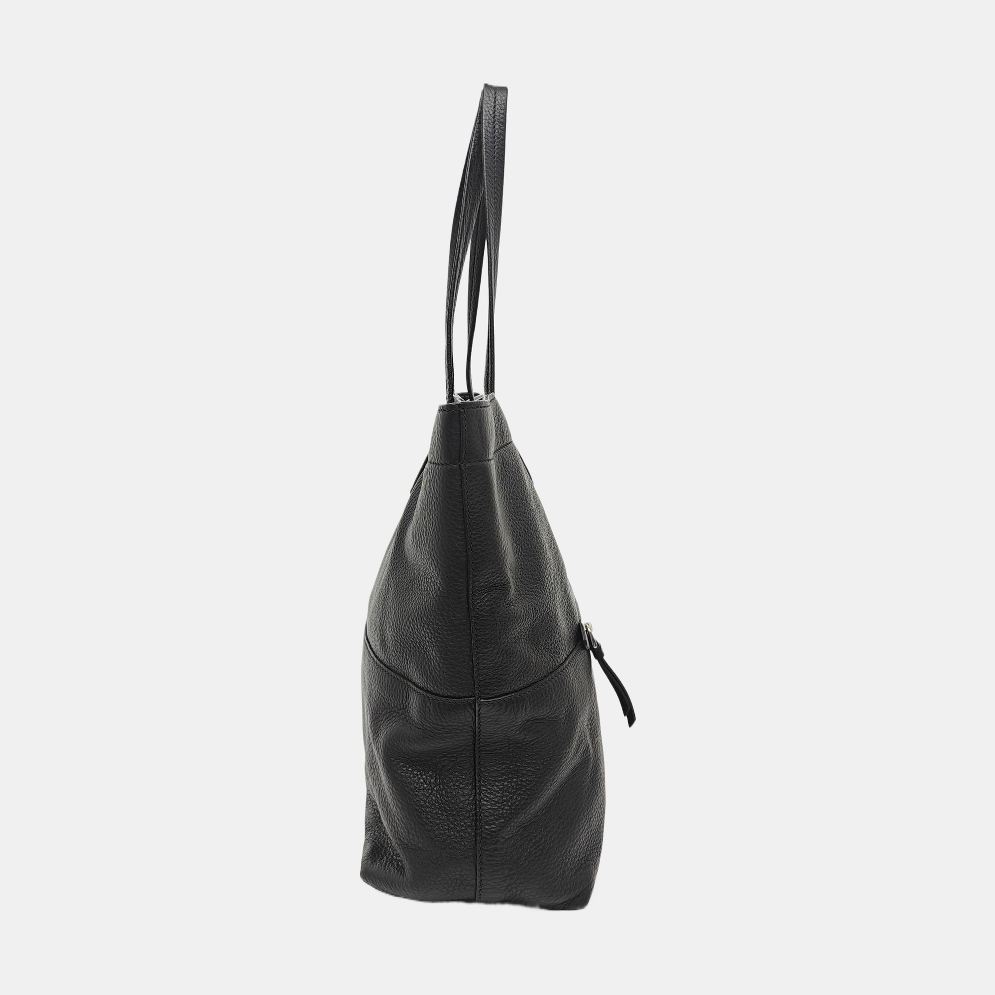 Calfskin Tote Bag Black