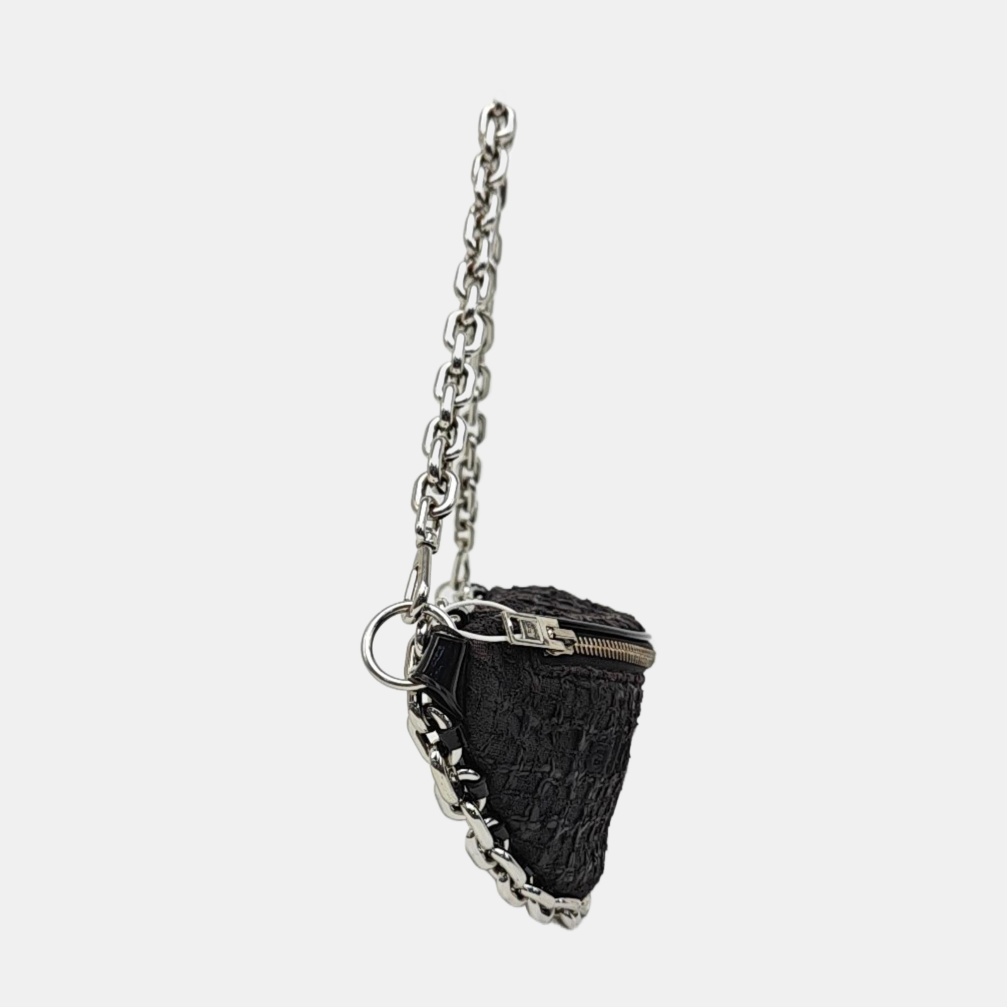 Fabric Shoulder Bag Black