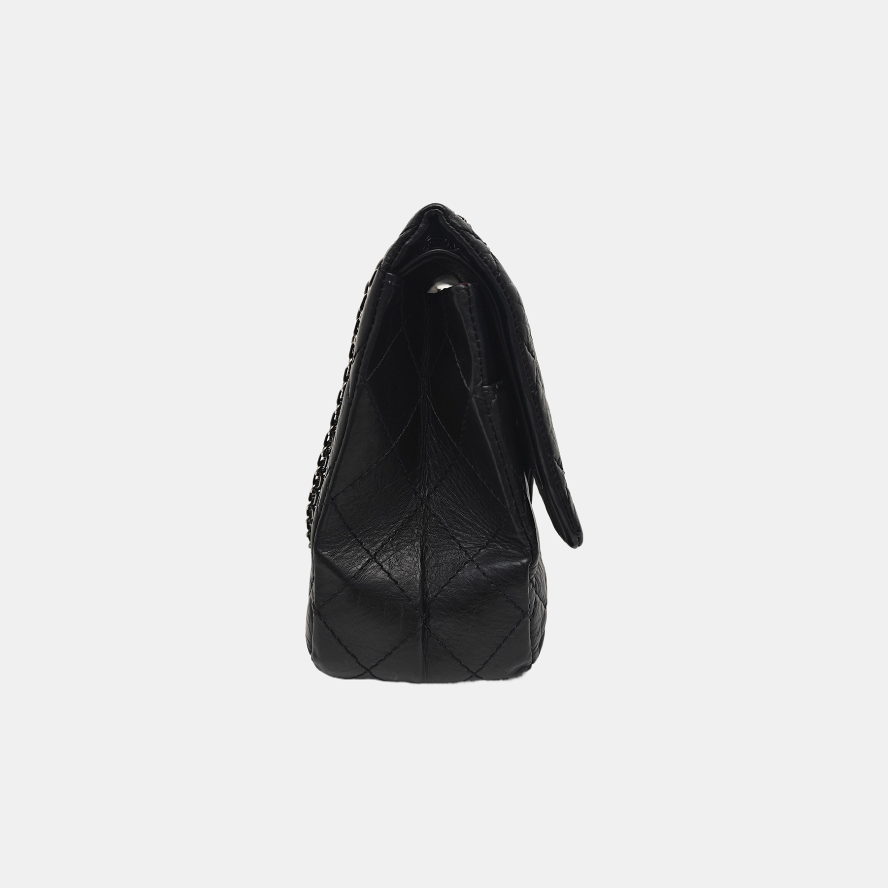2.55 227 Quilted Calfskin Black
