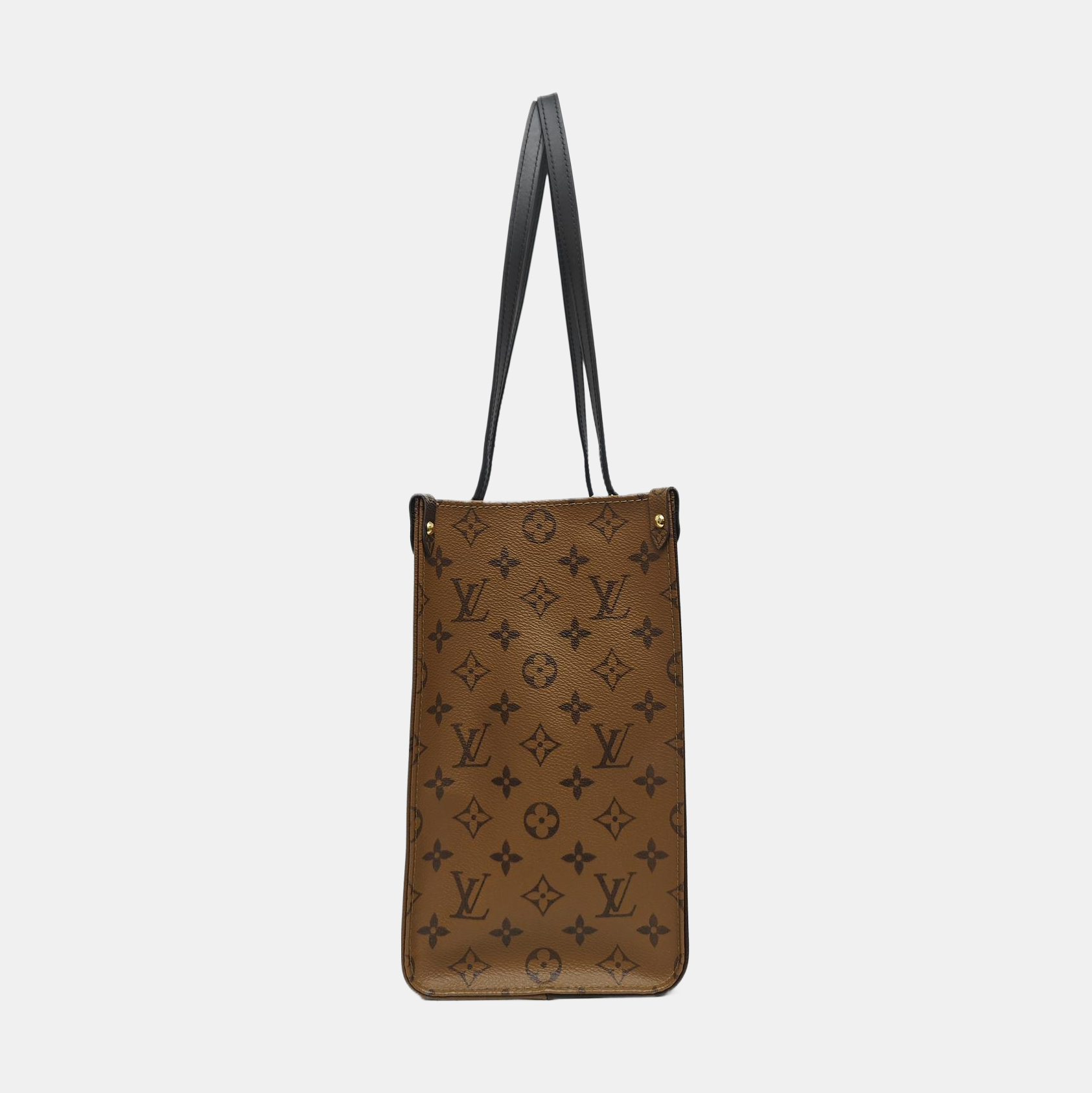 ONTHEGO MM Monogram Coated Canvas Brown