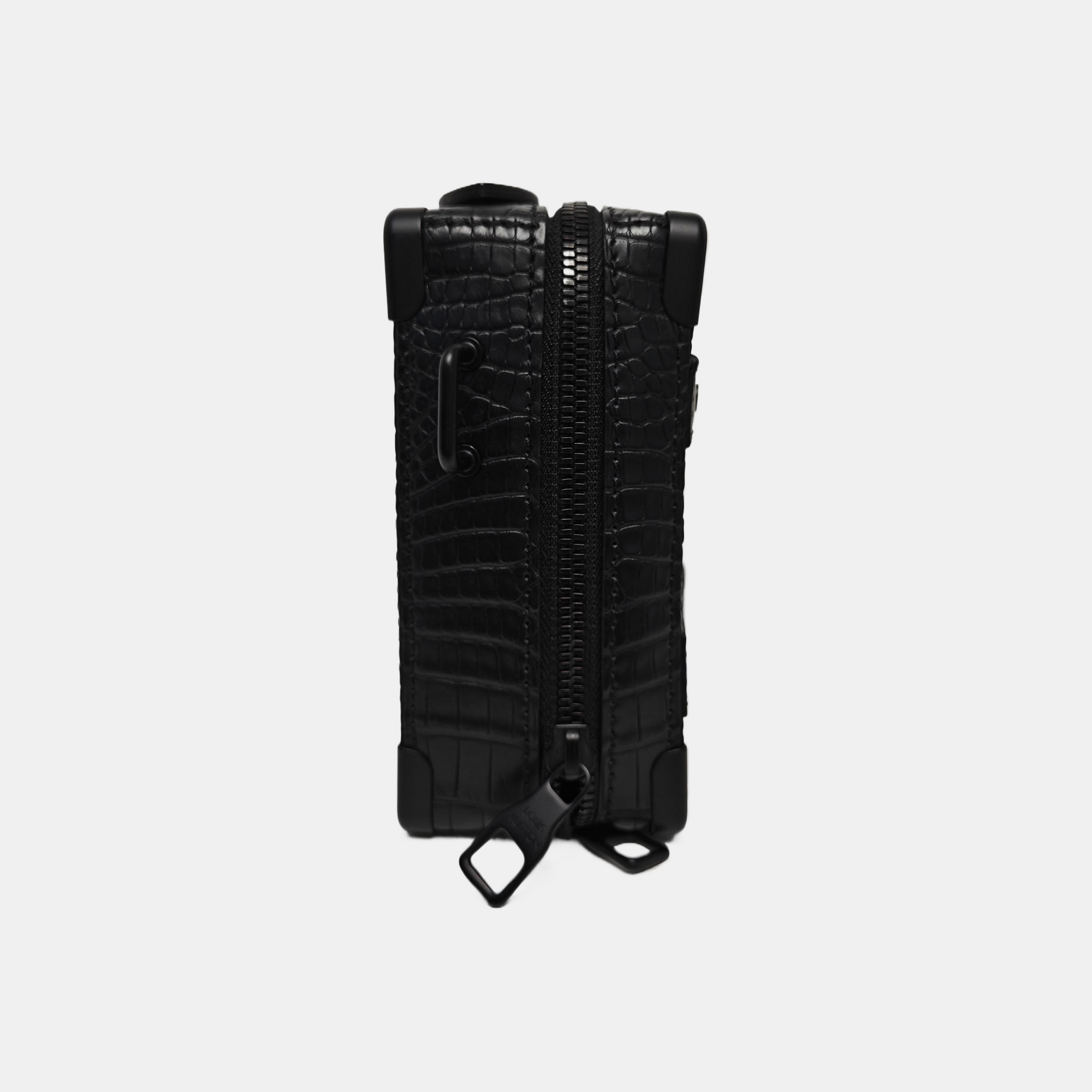 SOFT TRUNK Calfskin Black
