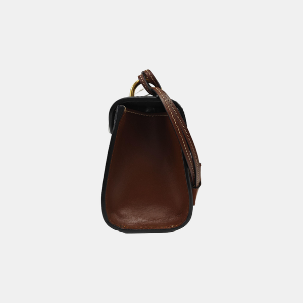Padlock Mini Monogram Coated Canvas Beige