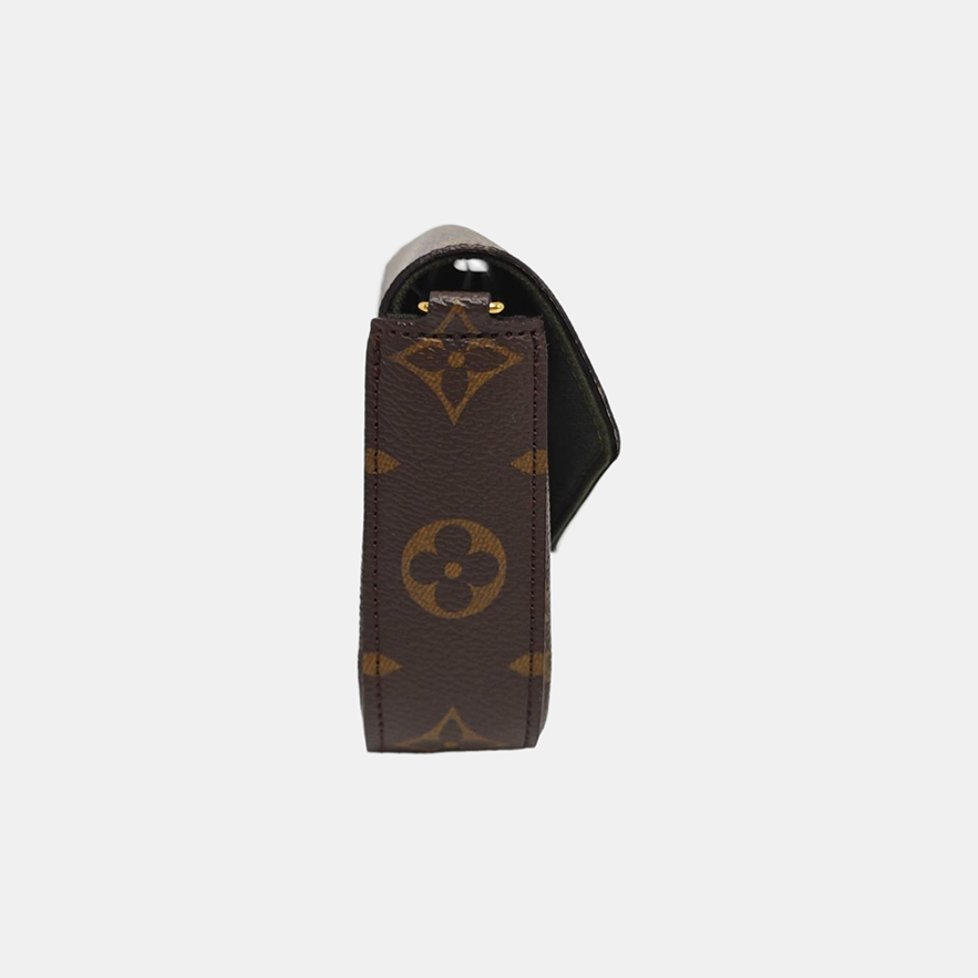 FÉLICIE Monogram Lona Revestida Marrón