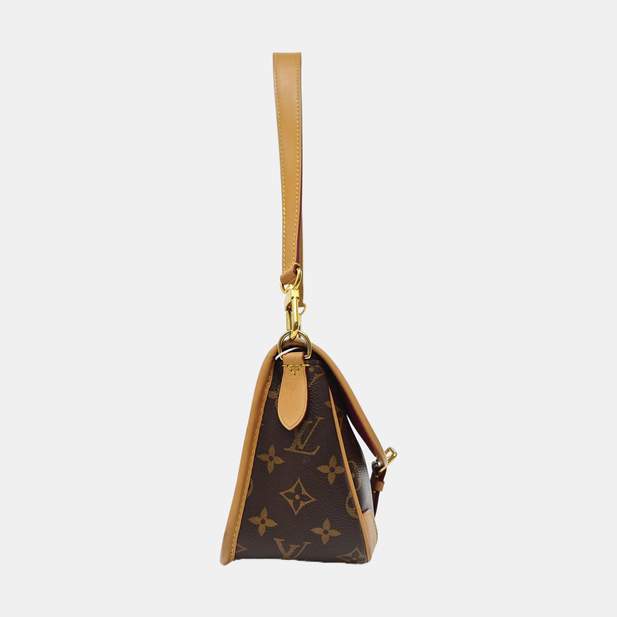 DIANE Monogram Coated Canvas Brown