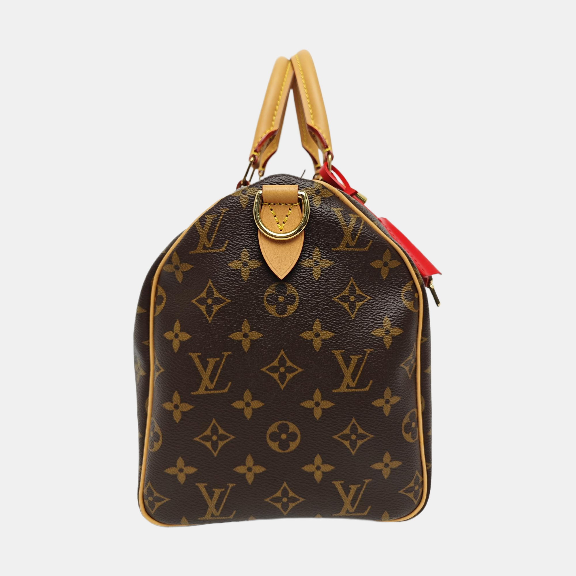 SPEEDY SOFT 30 Monogram Coated Canvas Brown