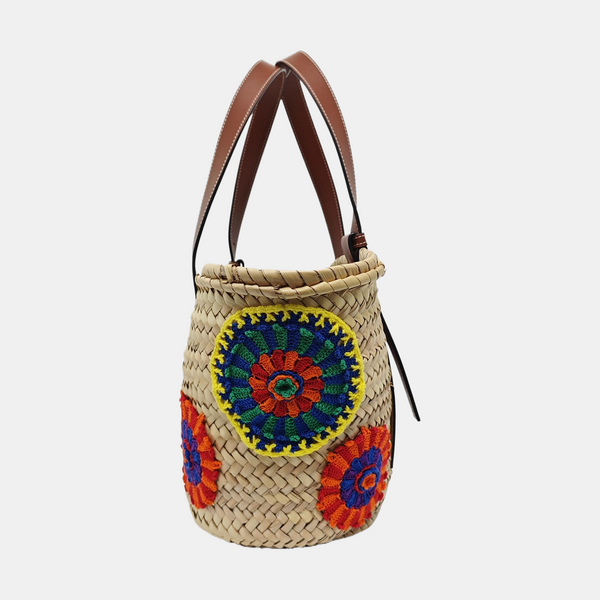 Basket Straw Yellow