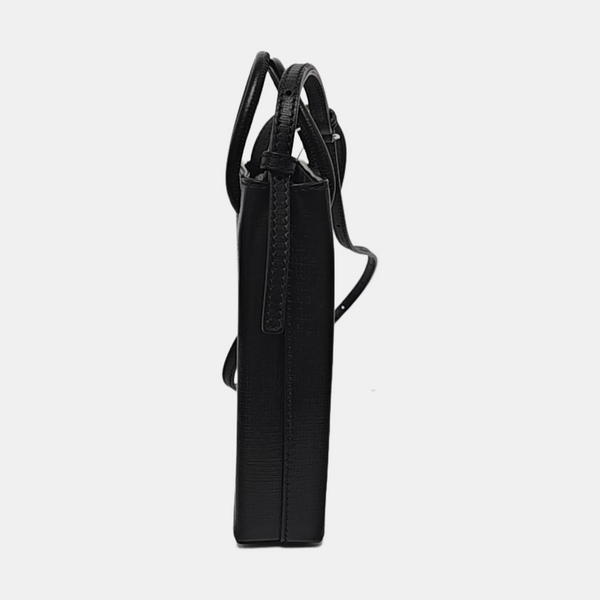 Shopping Bag Calfskin Black