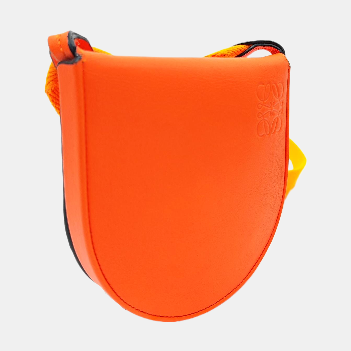Heel Small Calfskin Orange