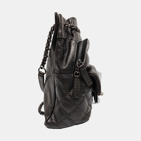 Quilted Calfskin Gray