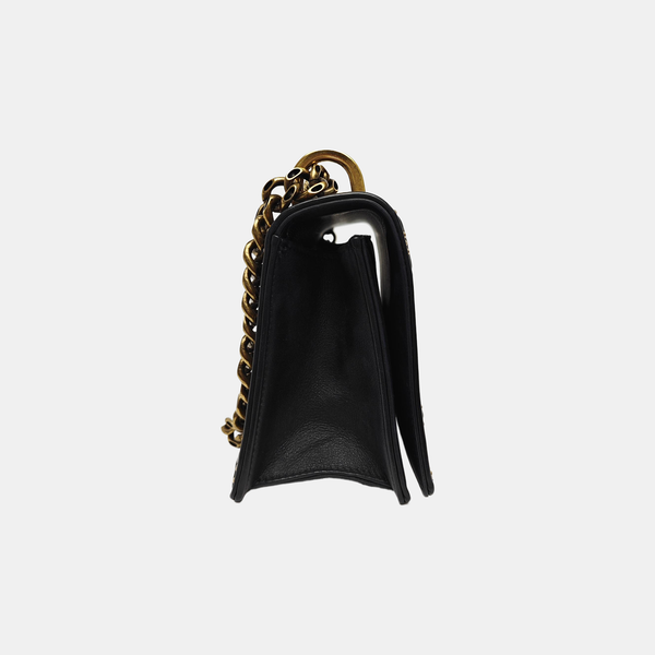 Diorama Small Cannage Calfskin Black