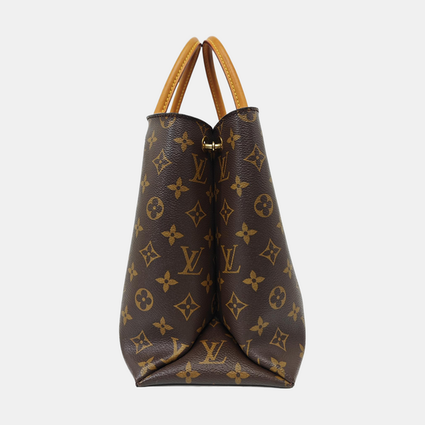 FLOWER Monogram Coated Canvas Brown