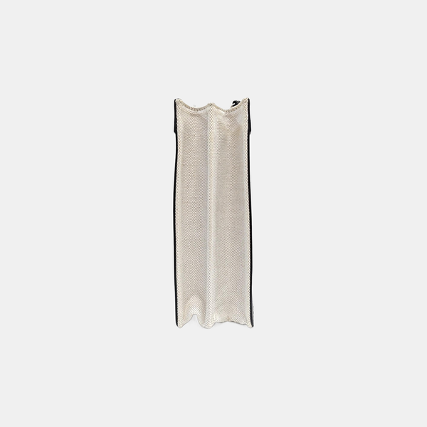 Navy Medium Fabric White