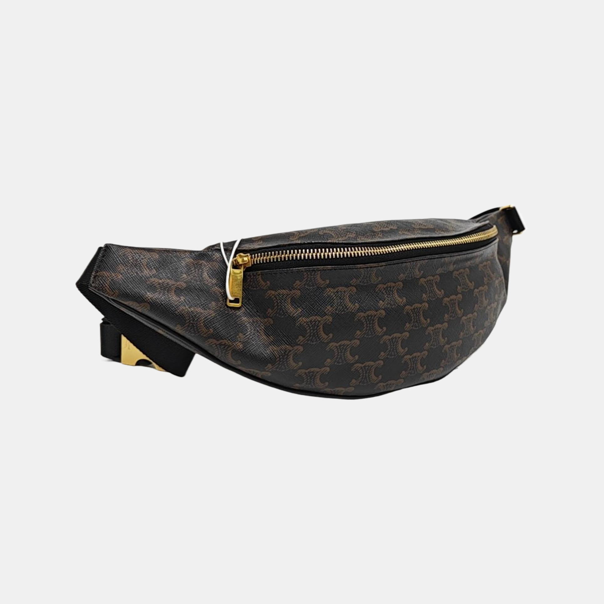 TRIOMPHE CANVAS Large Coated Canvas Black