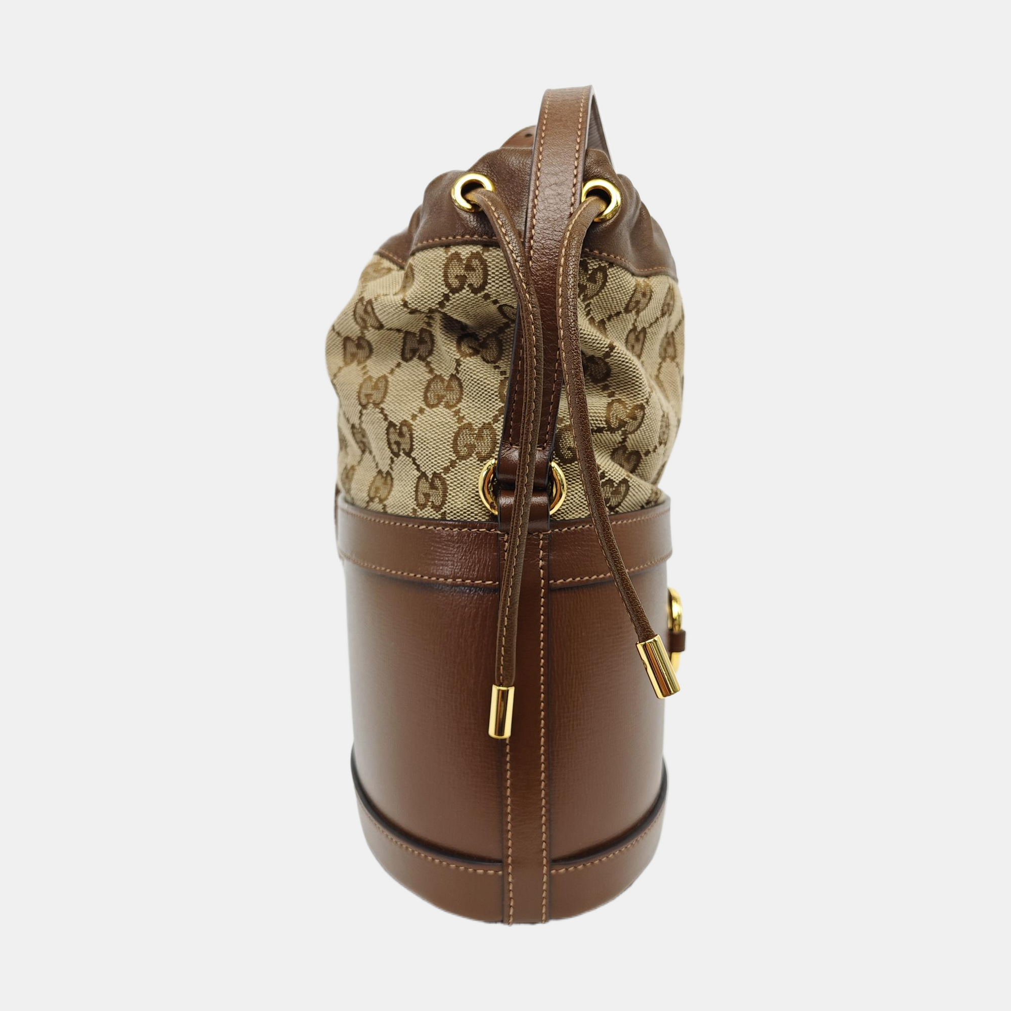 Horsebit 1955 Small Monogram Calfskin Brown
