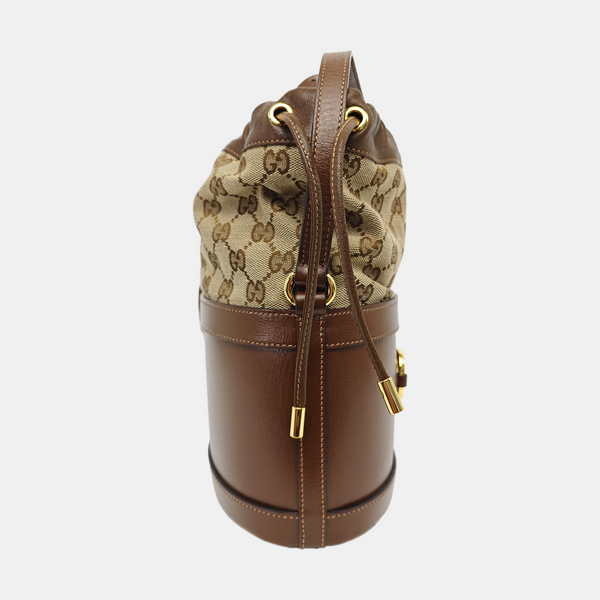 Horsebit 1955 Small Monogram Calfskin Brown