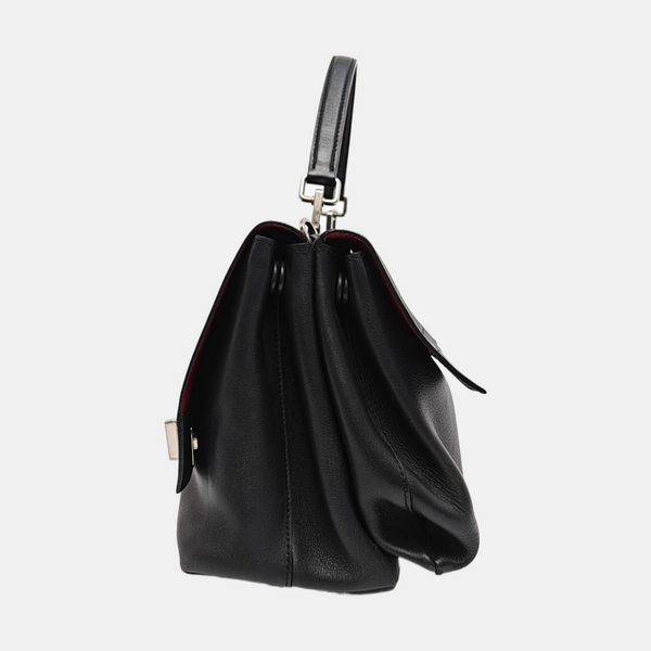 Calfskin Shoulder Bag Black