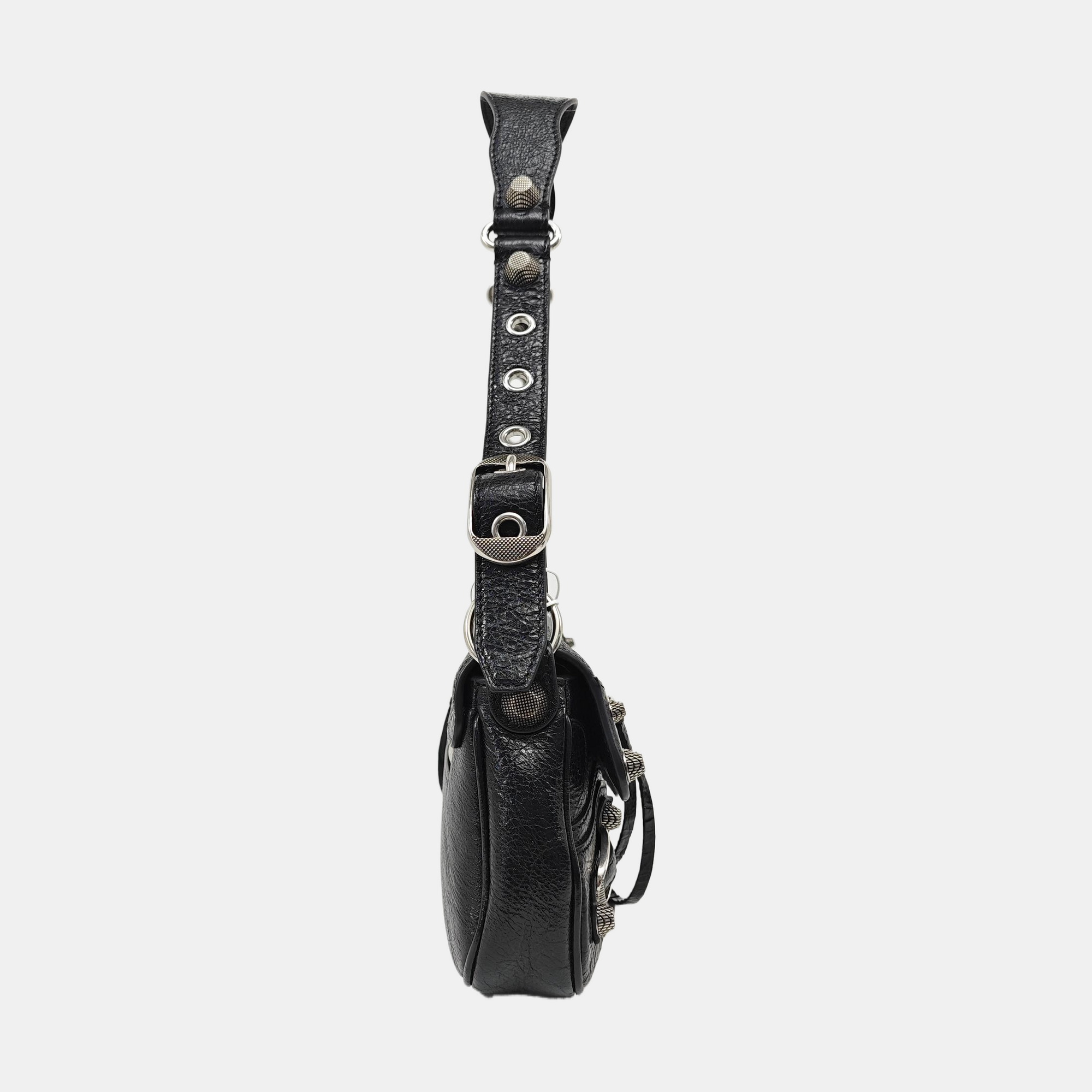 Lambskin Shoulder Bag Small Black