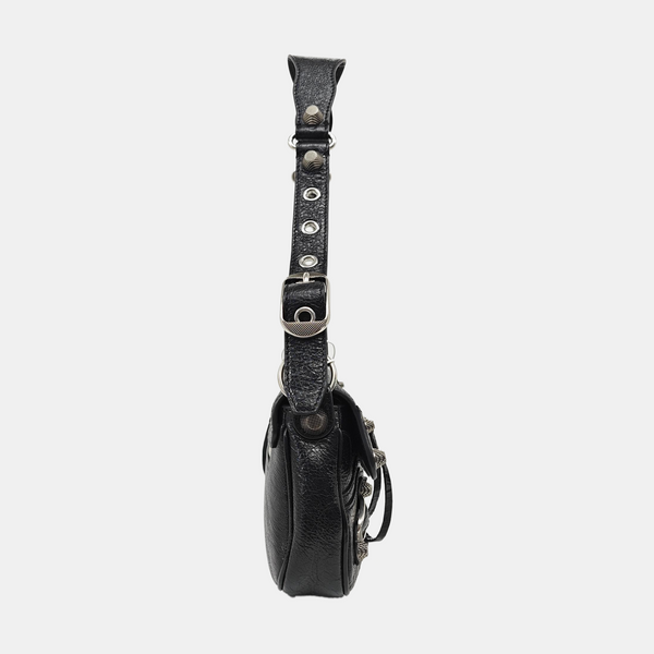 Lambskin Shoulder Bag Small Black