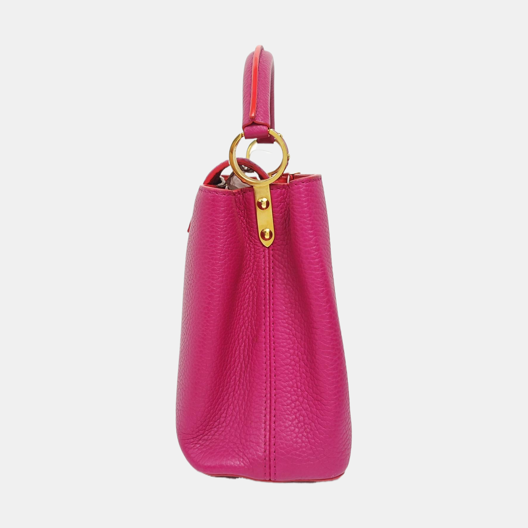 Authenticated pre-owned  CAPUCINES BB Calfskin Pink - Shoulder Bag at Looply