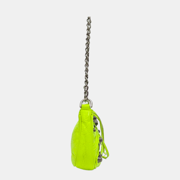 Le Cagole Mini Calfskin Green