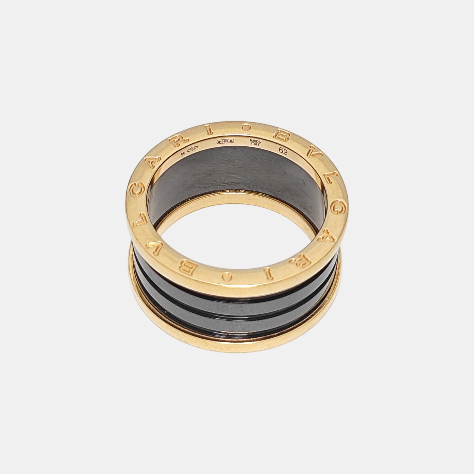 B.ZERO1 18k Rose Gold Ring EU 62