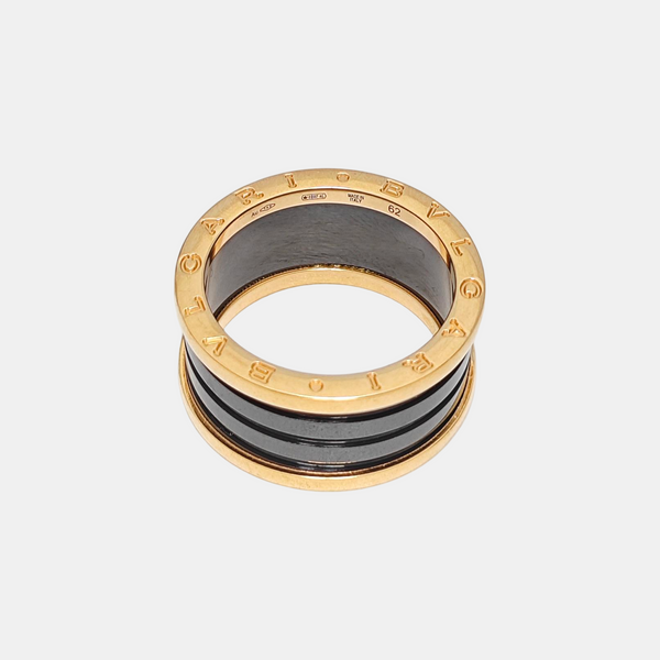 B.ZERO1 18k Rose Gold Ring EU 62