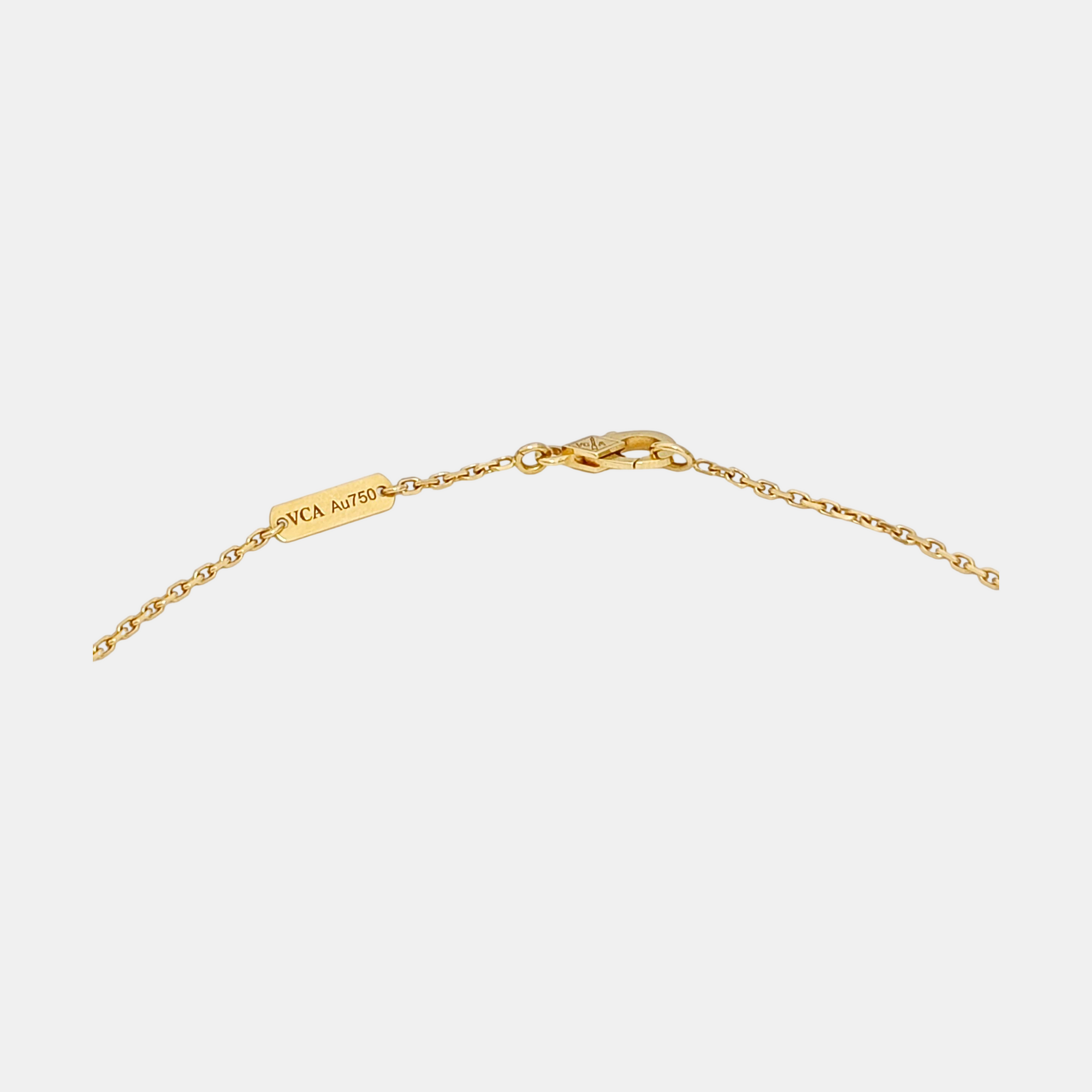 Vintage Alhambra 18k Gold Necklace