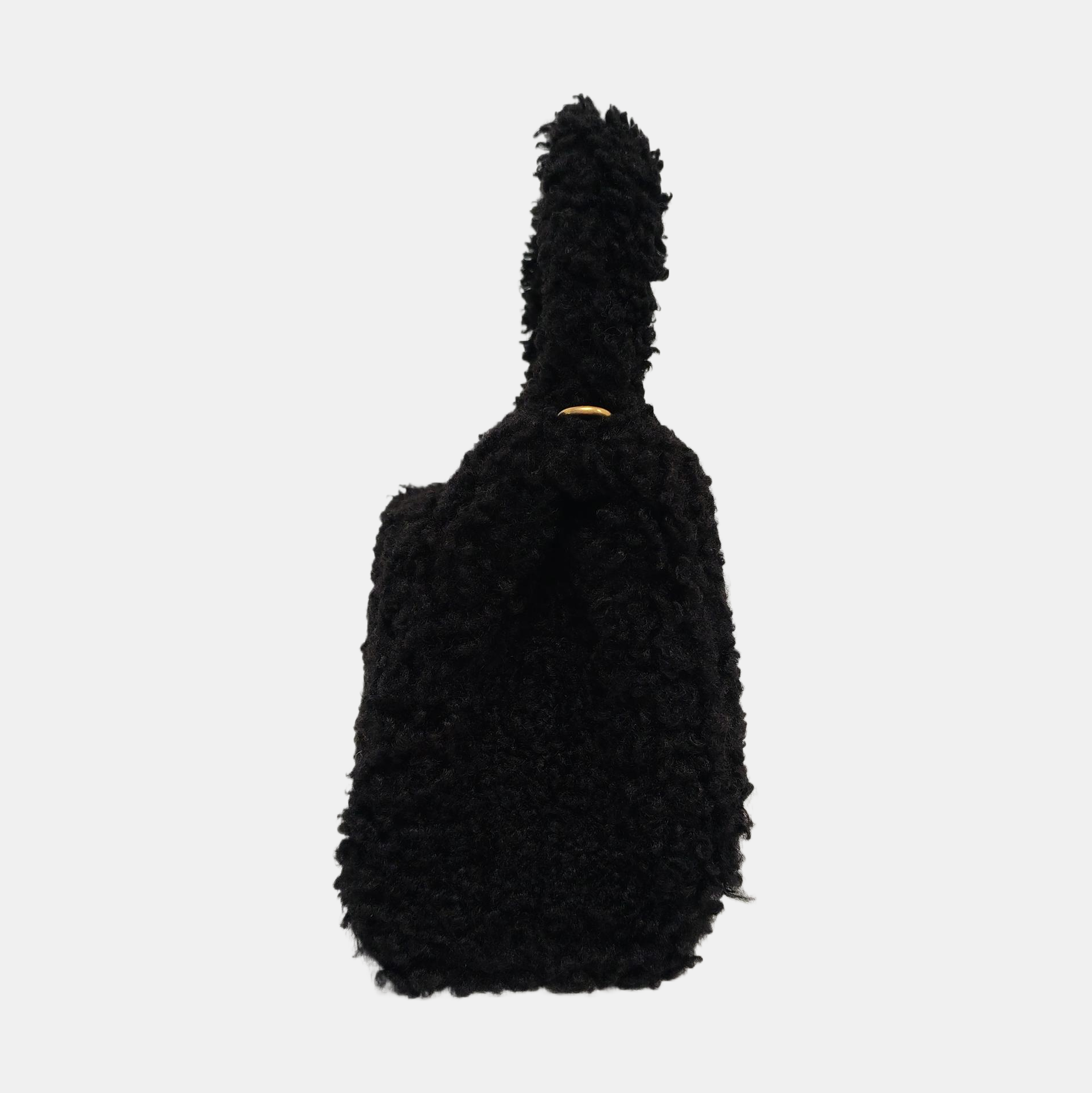 Hourglass Mini Sheepskin Black