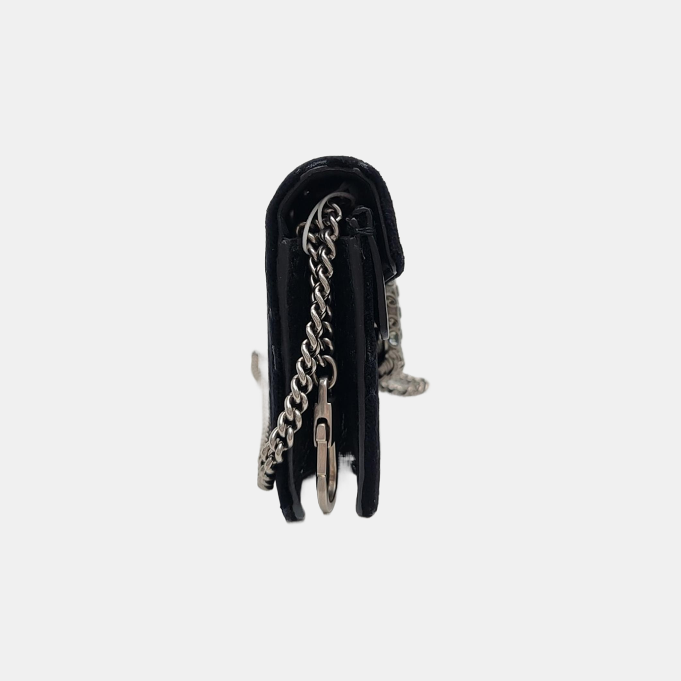 Authenticated pre-owned  Dionysus Super Mini Monogram Velvet Black - Shoulder Bag at Looply