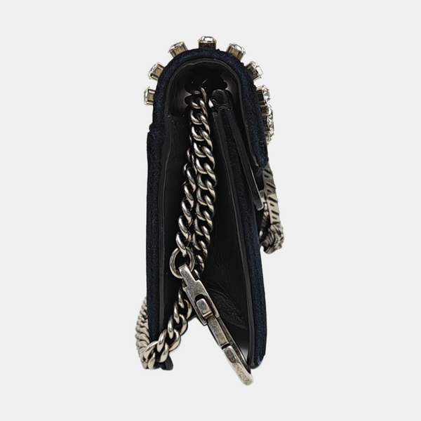 Dionysus Super Mini Velvet Black