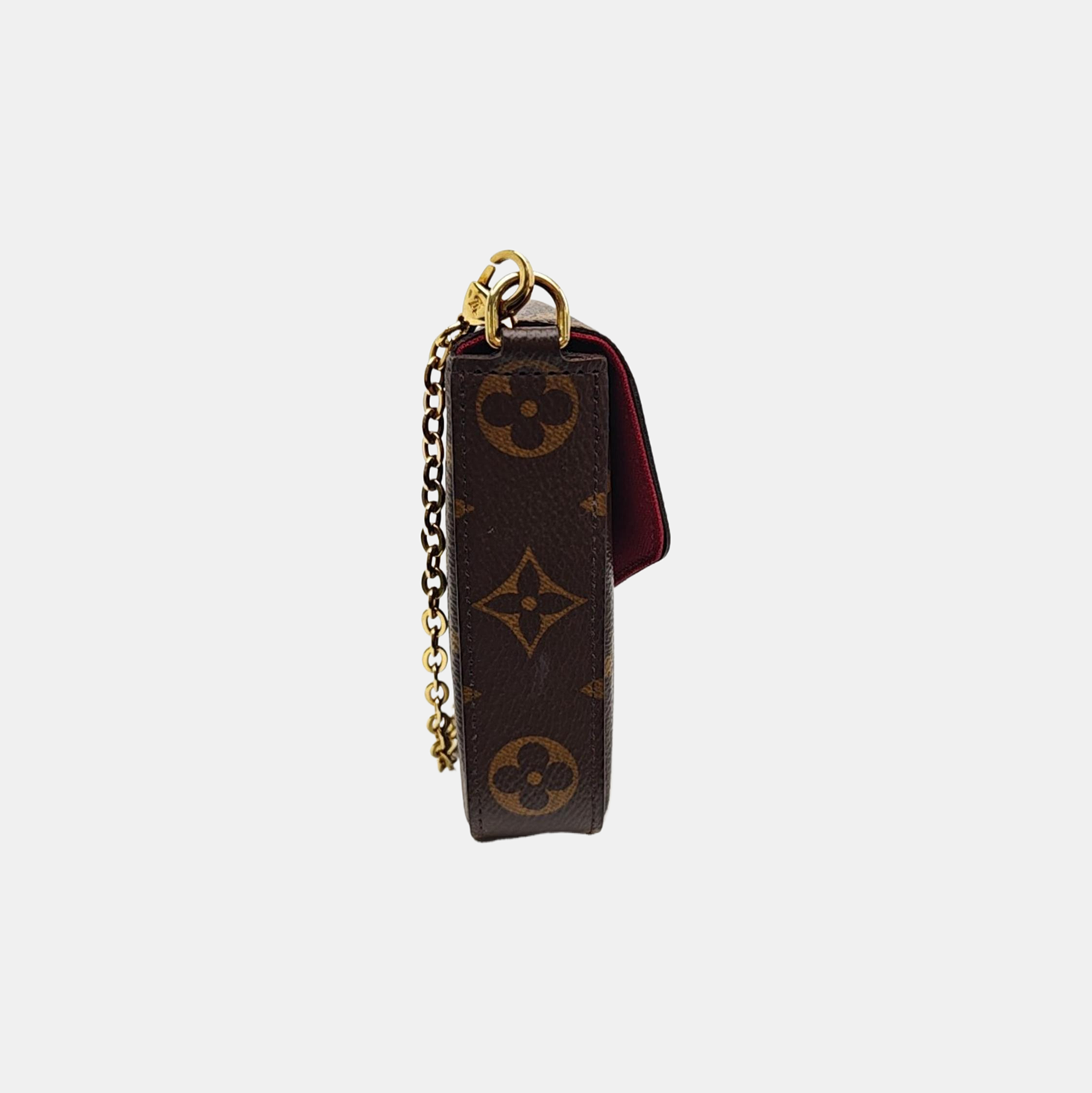 FÉLICIE Monogram Coated Canvas Brown