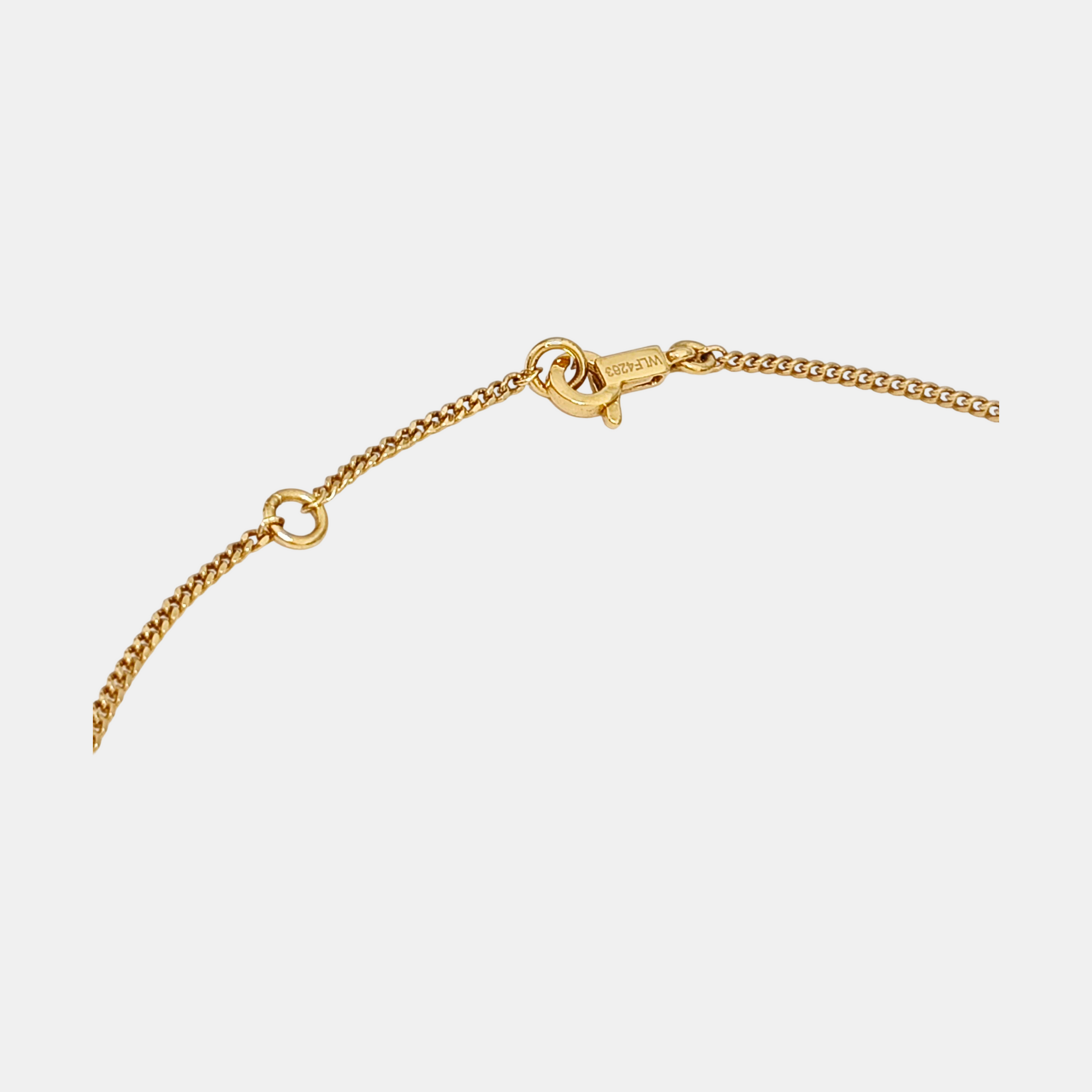 ALPHABET Brass Gold Necklace