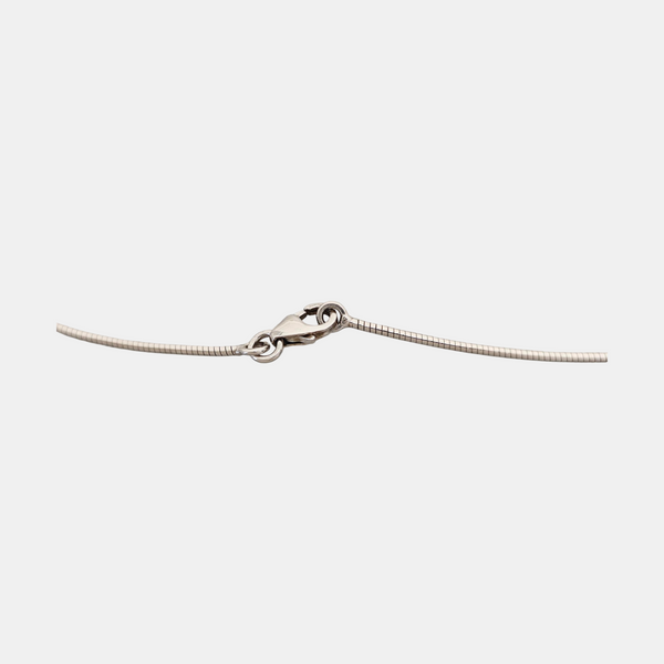 Chaine D'ancre Metal Silver Necklace