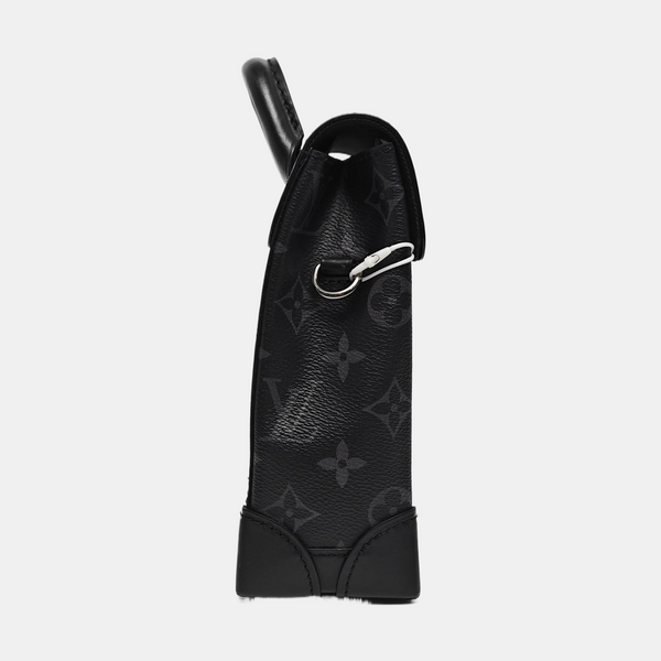 STEAMER Extra Small Monogram Coated Canvas Black