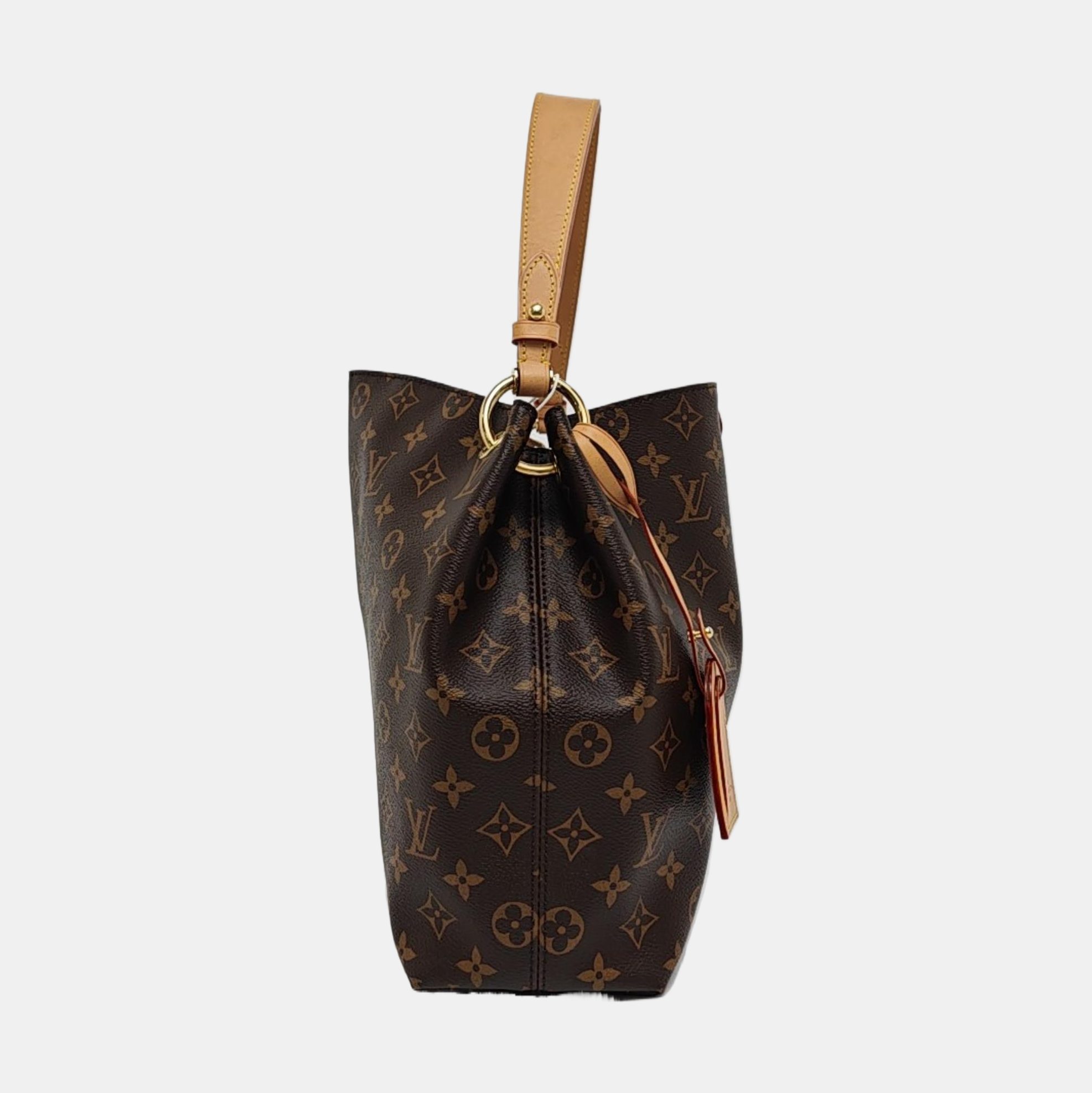 GRACEFUL TPM Monogram Coated Canvas Brown