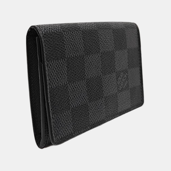 ENVELOPPE Damier Graphite Coated Canvas Gray Card Holder