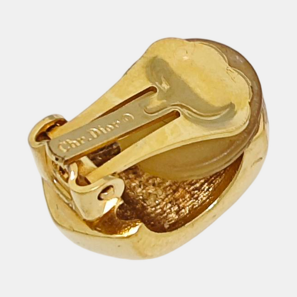Metal Gold Clip On Earrings