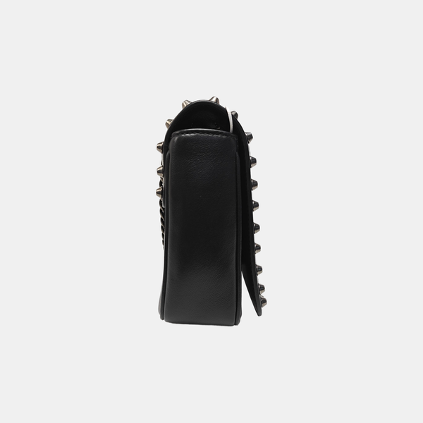Calfskin Crossbody Bag Black