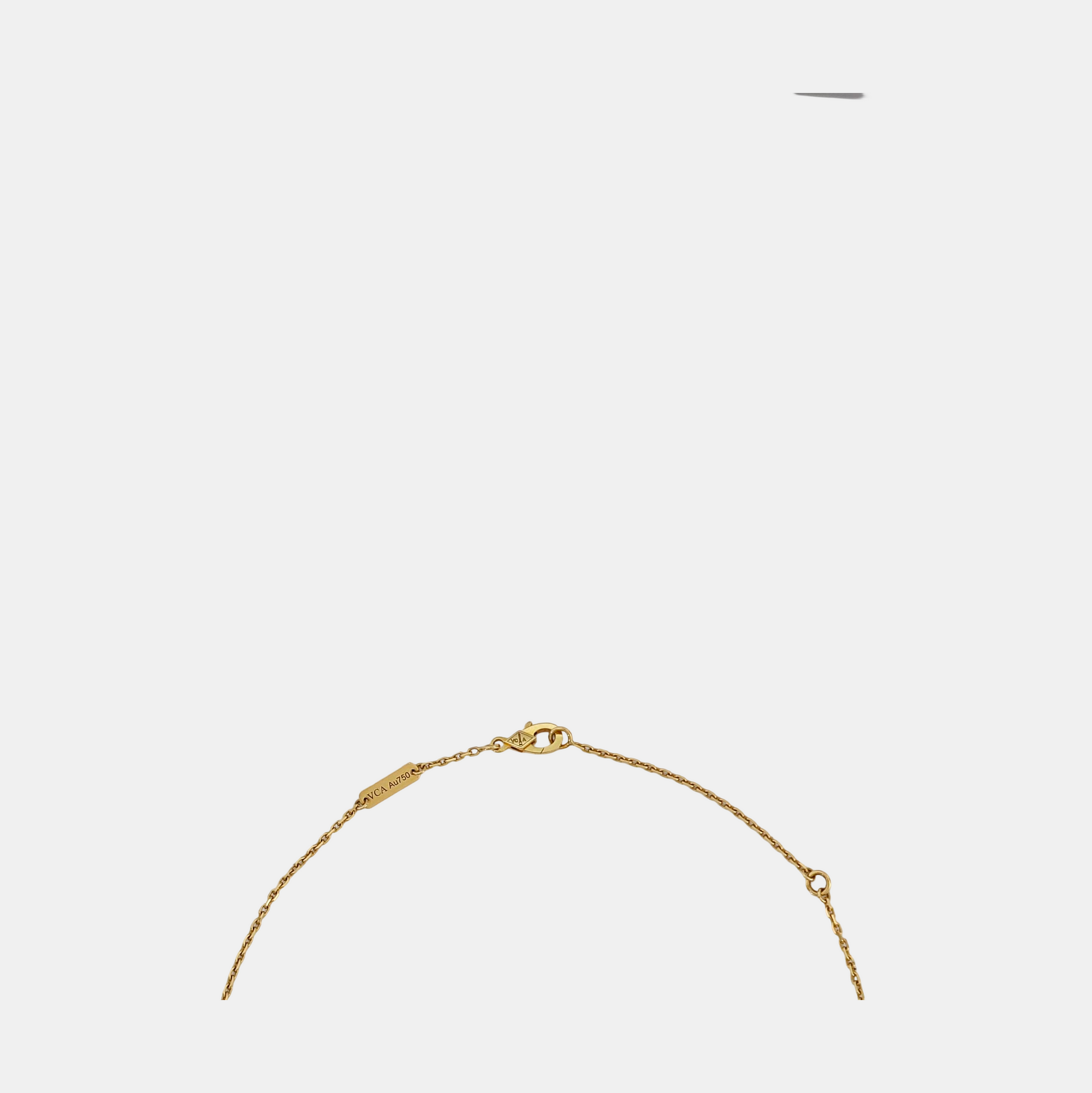 Vintage Alhambra 18k Gold Necklace