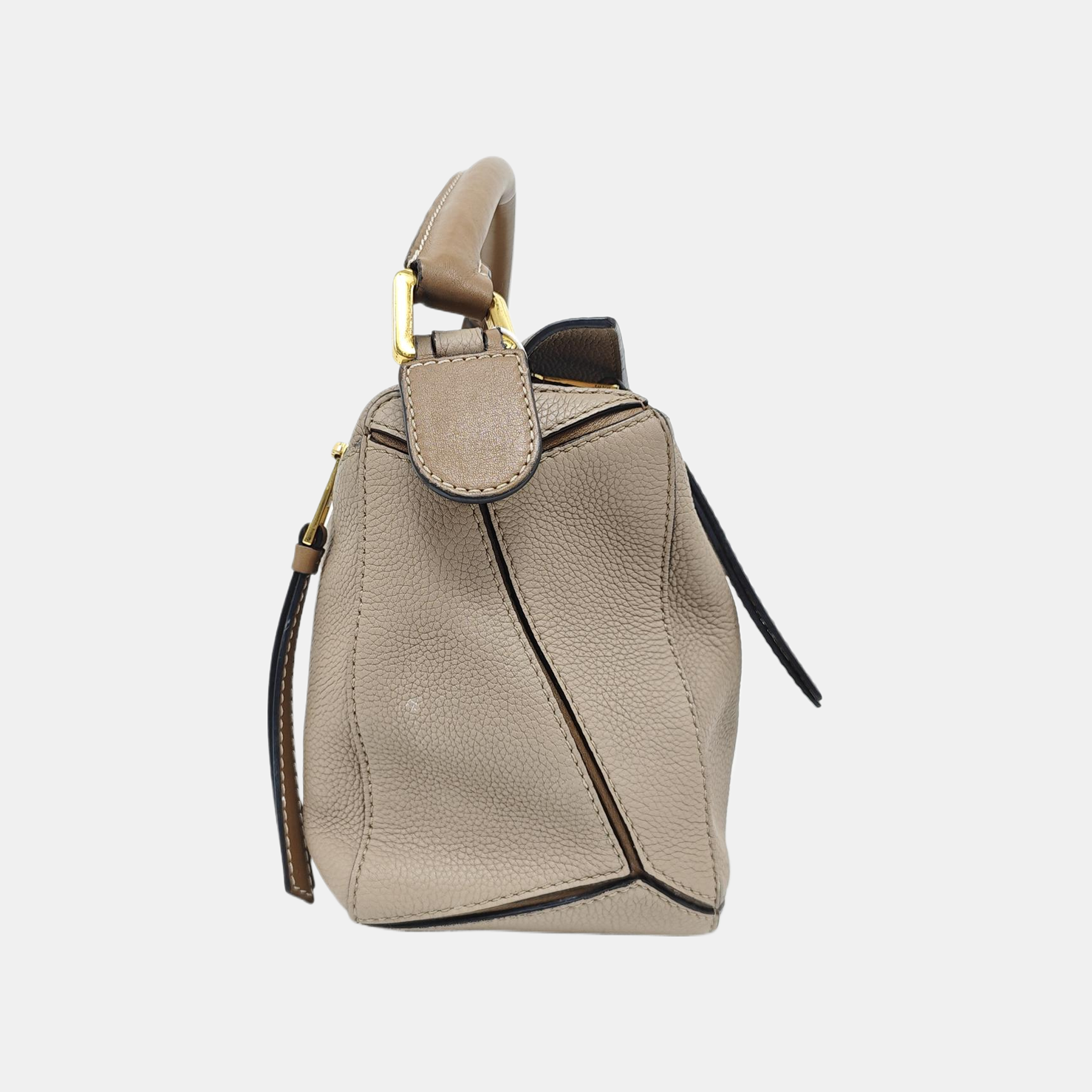 Puzzle Small Calfskin Beige