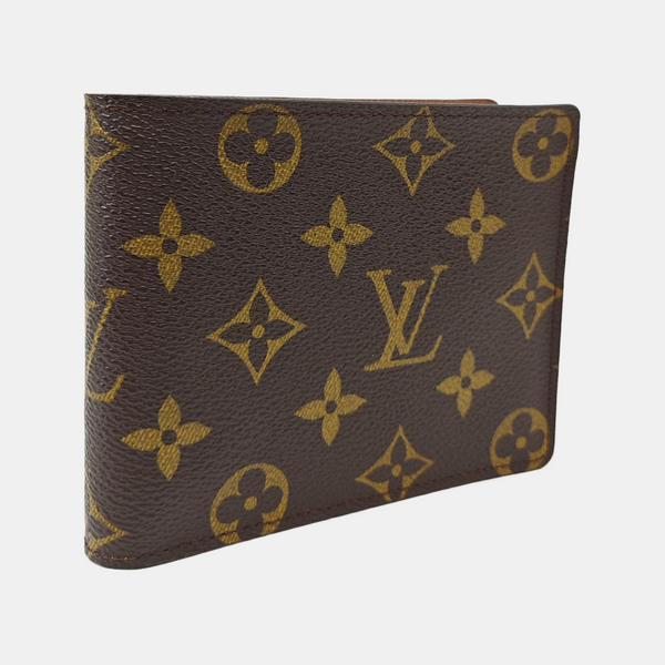 MARCO Monogram Coated Canvas Brown Wallet
