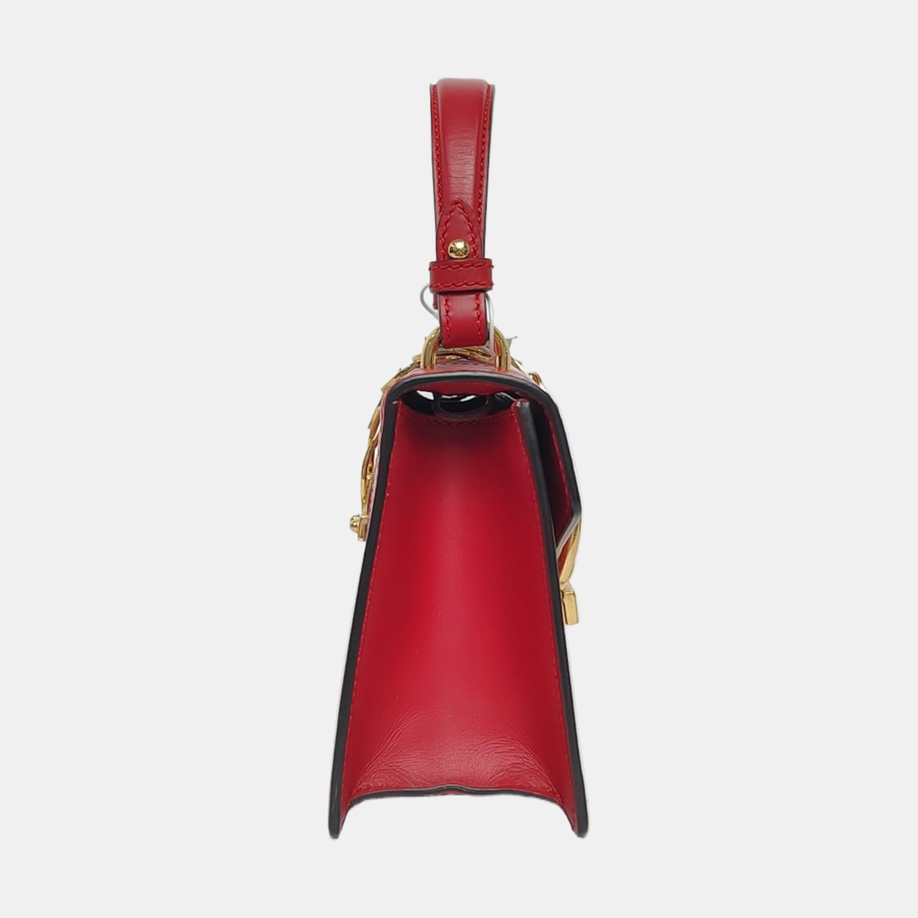 Authenticated pre-owned  Sylvie Mini Calfskin Red - Shoulder Bag at Looply