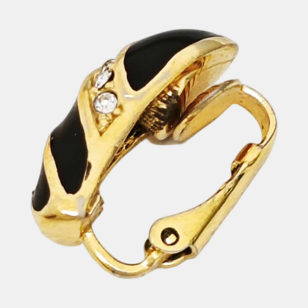 Metal Gold Clip On Earrings