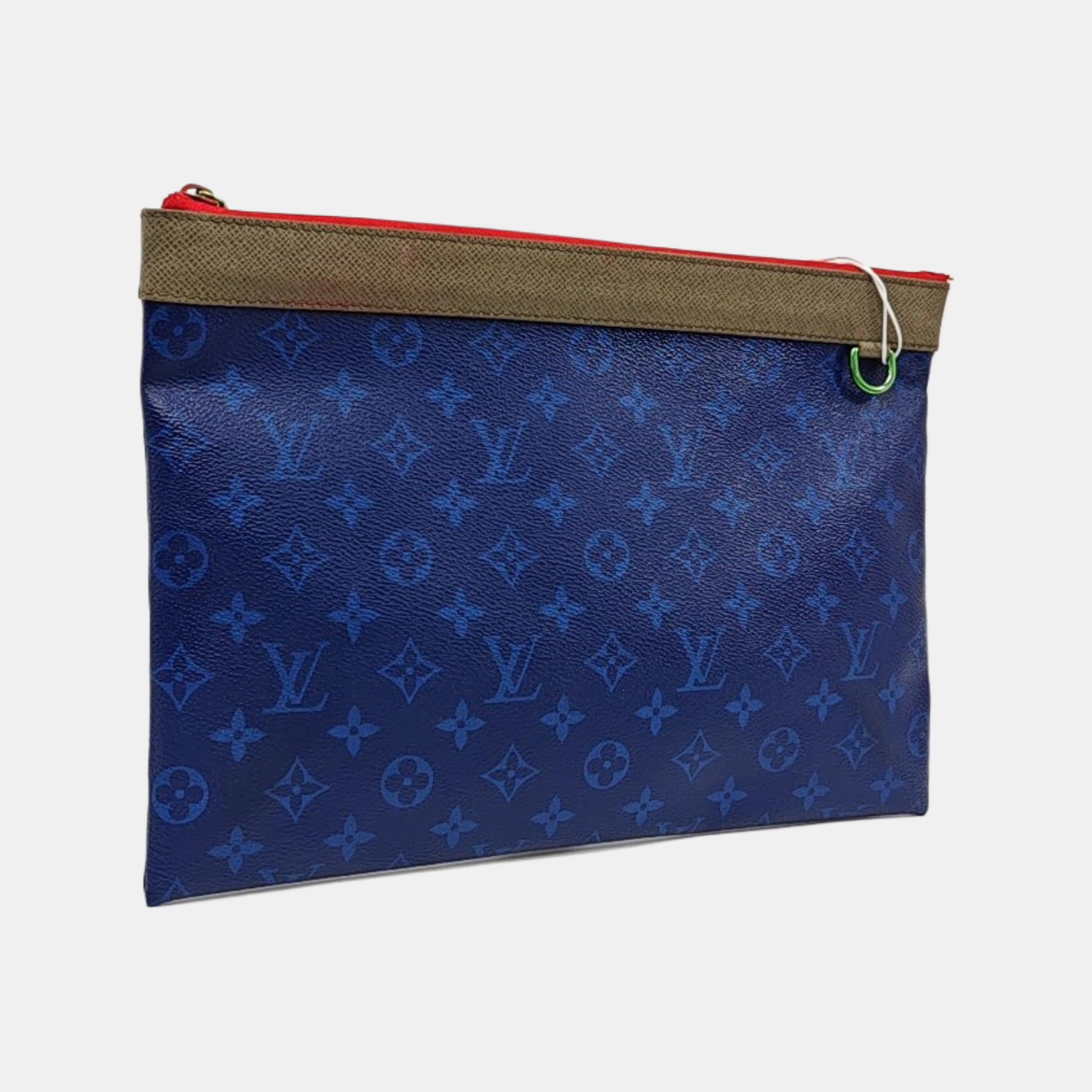 DISCOVERY Monogram Coated Canvas Blue