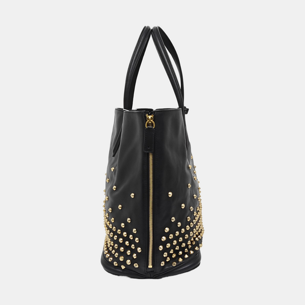 Calfskin Tote Bag Black