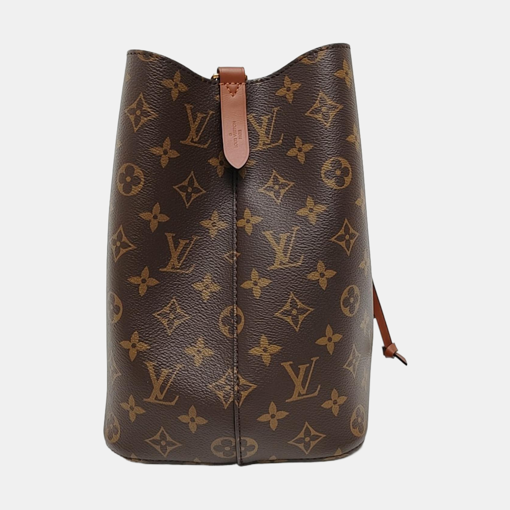 NÉONOÉ MM Monogram Coated Canvas Brown