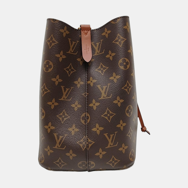 NÉONOÉ MM Monogram Coated Canvas Brown