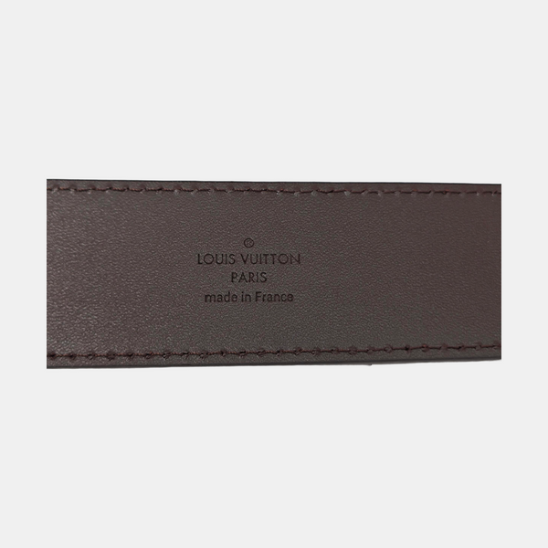 Coated Canvas Belt Brown
