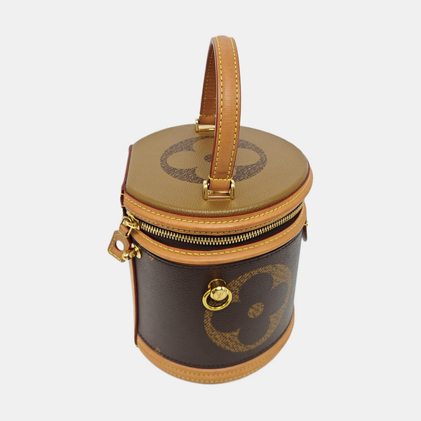 CANNES Monogram Coated Canvas Brown