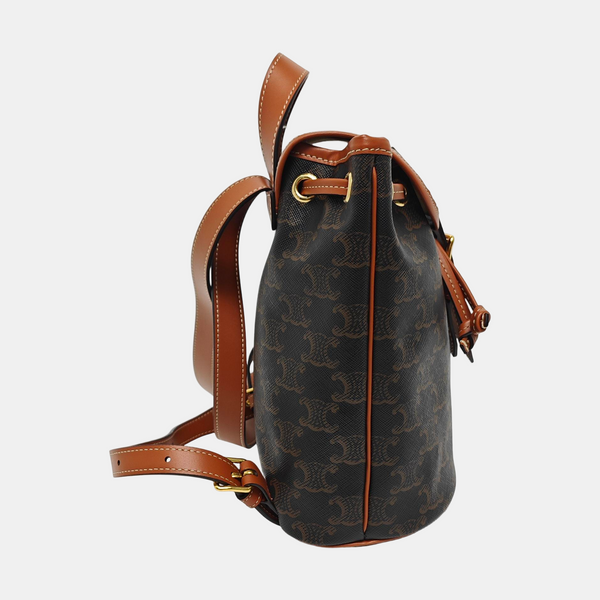 TRIOMPHE Mini Coated Canvas Brown